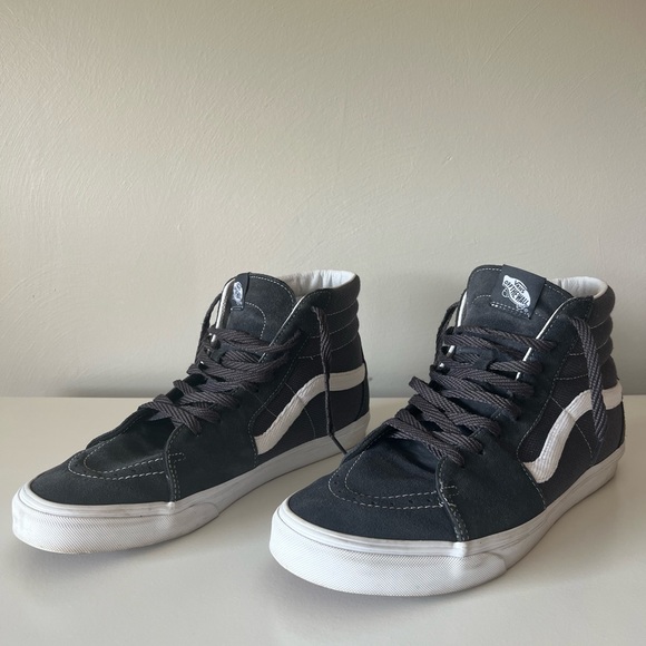 Grey hi-top Vans size 13 - Picture 1 of 4